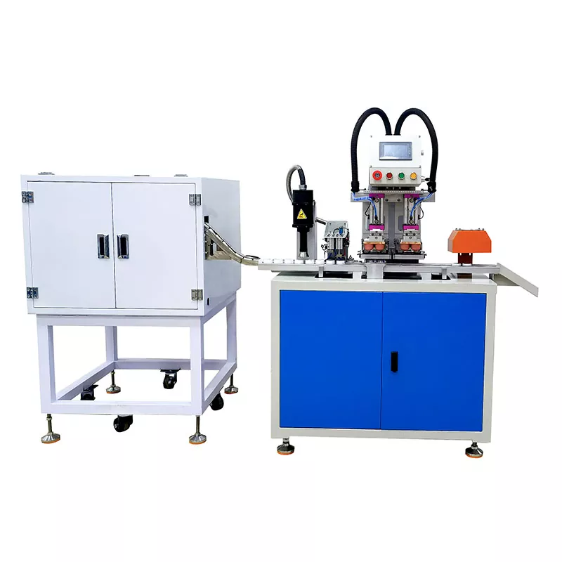 プラズマ処理付き2色ボトルキャップパッドプリンター